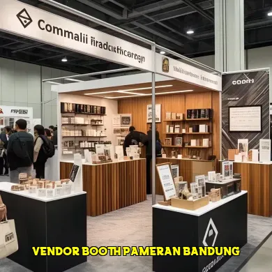vendor booth pameran bandung